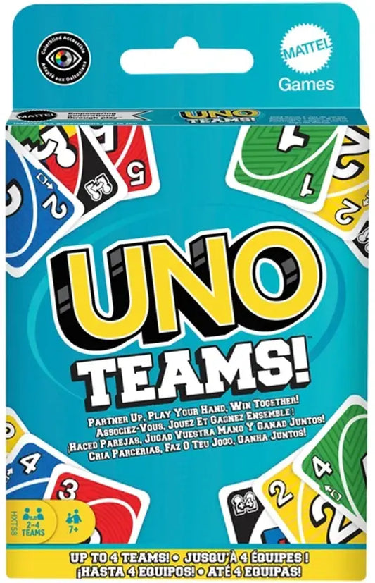 SALPITOYS UNO Teams Card Game for Kids, Adults & Family N with Special Rules  (Multicolor)