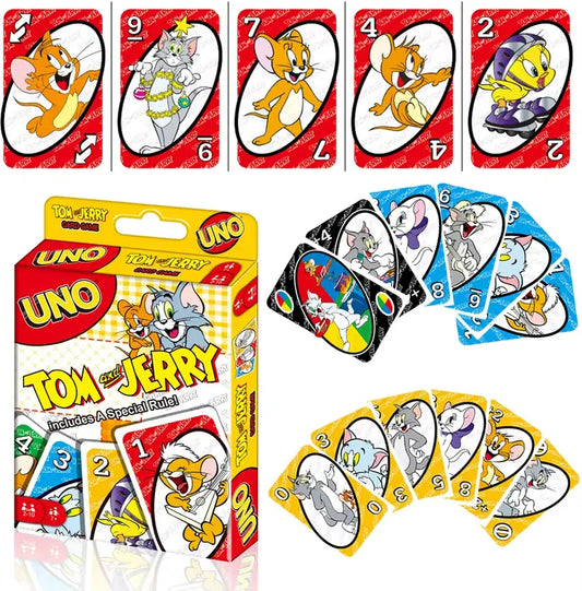 SALPITOYS UNO Tom And Jerry Matching Card Game Interstellar Baby Multiplayer Family Party  (Multicolor)