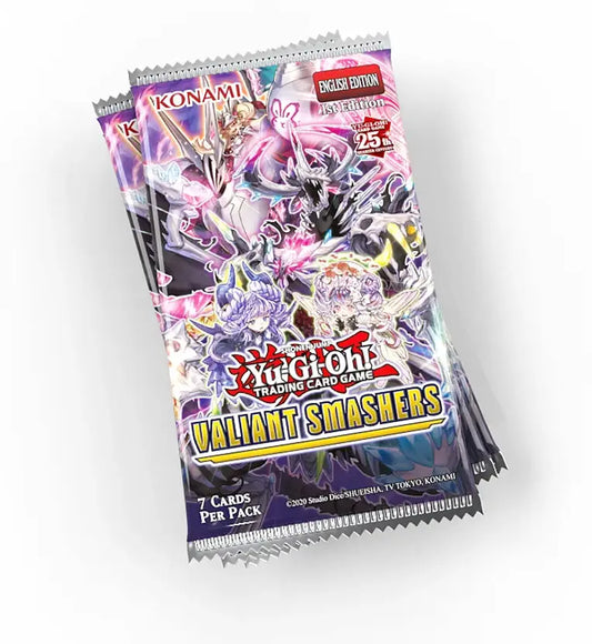 Yu-Gi-Oh! - Valiant Smashers 10x Booster Packs 100 CARDS