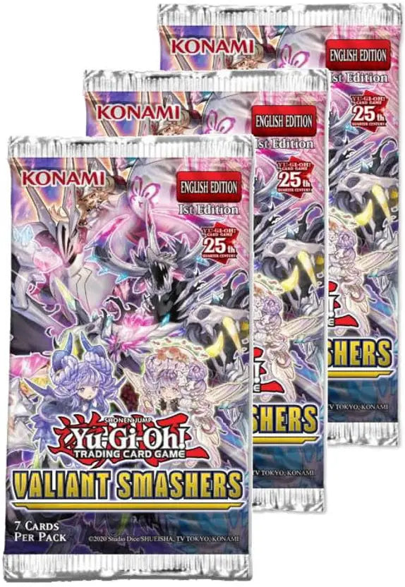 Yu-Gi-Oh! - Valiant Smashers 10x Booster Packs 100 CARDS