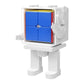 Speed Cube Sticker less Robot-Shape Display Box