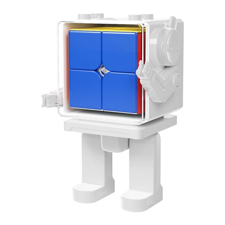 Speed Cube Sticker less Robot-Shape Display Box