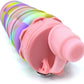 TUMAMA Collapsible Silicone Sipper Water Bottle With Snap Hook 500 ml Bottle 500 ml Bottle  (Pack of 1, Pink, Silicone)