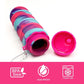 TUMAMA Expandable Silicone Sipper Water Bottle With Snap Hook 500 ml Bottle 500 ml Bottle  (Pack of 1, Maroon, Silicone)