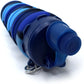 SALPITOYS Expandable Silicone Sipper Water Bottle With Snap Hook 500 ml Bottle 500 ml Bottle  (Pack of 1, Blue, Silicone)