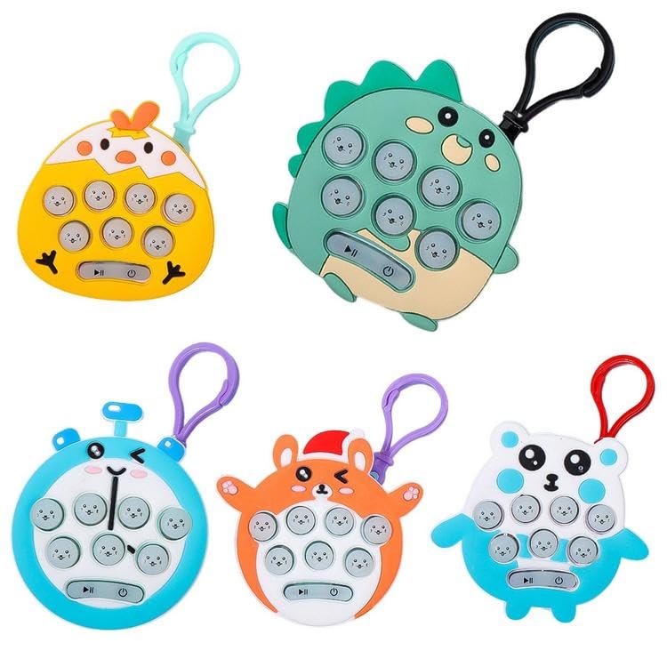 Mini Whack-A-Mole Game Keychain