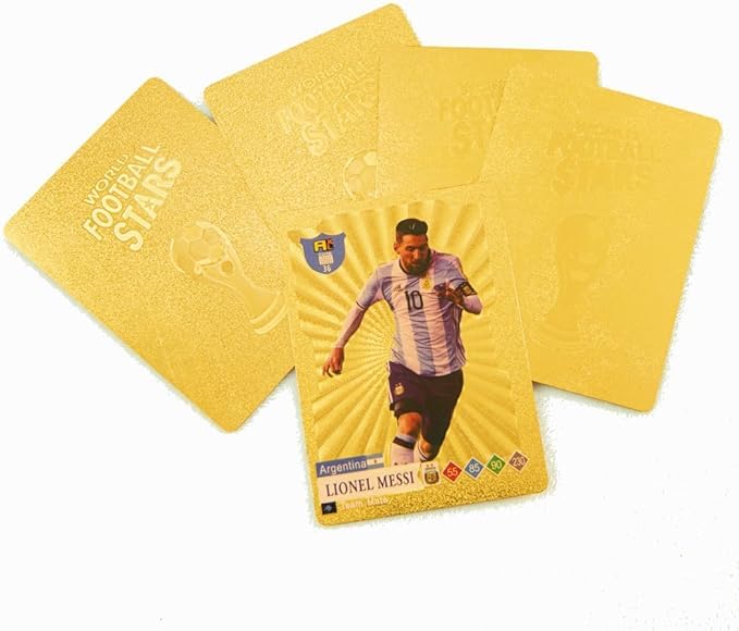 World Football 55 Gold Playing Cards