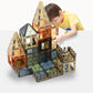 SALPITOYS 55 PCS Magic Diamond Magnetic Building Blocks Toy Gift DIY Construction Set Kids  (Multicolor)