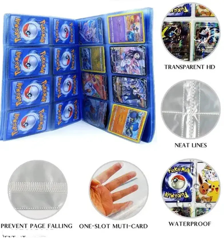SALPITOYS Pokmon Card Album blinder-8 Pocket (Total 208 Pocket)  (Multicolor)