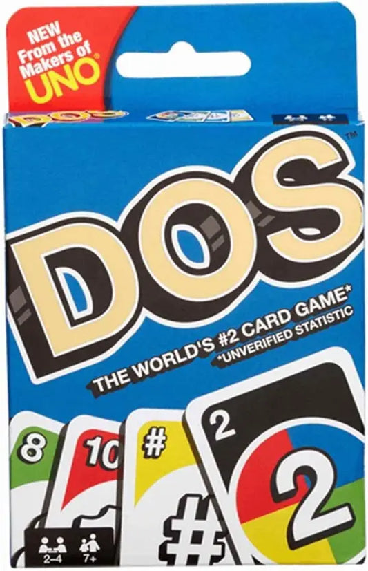 SALPITOYS Games DOS Family Card Game, From the Makers of UNO, with 108 Cards  (Multicolor)
