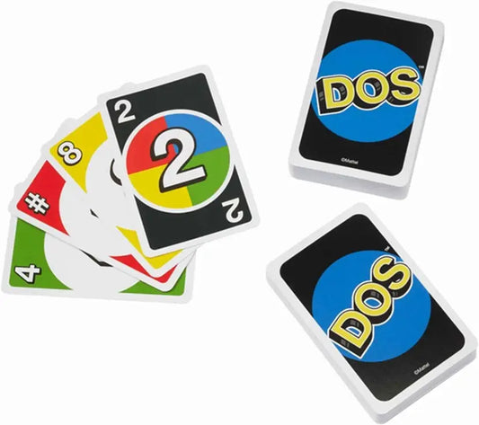 SALPITOYS Games DOS Family Card Game, From the Makers of UNO, with 108 Cards  (Multicolor)