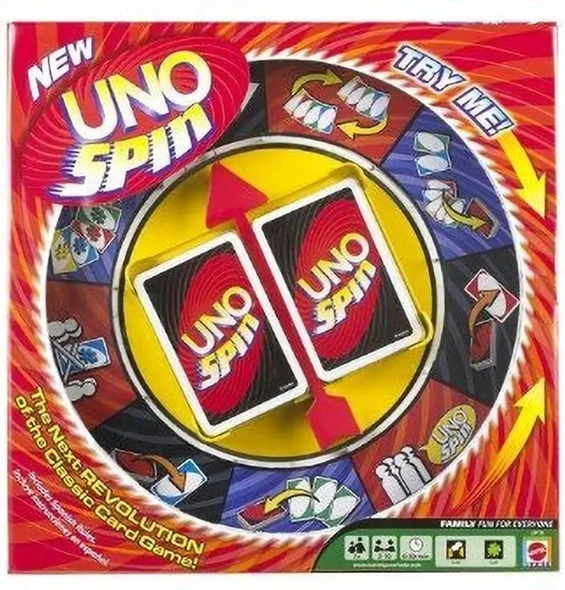SALPITOYS Games UNO: Spin Party & Fun Board Game