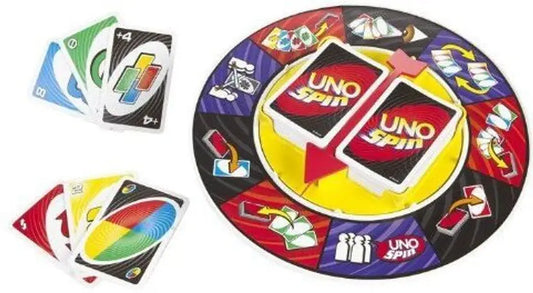 SALPITOYS Games UNO: Spin Party & Fun Board Game