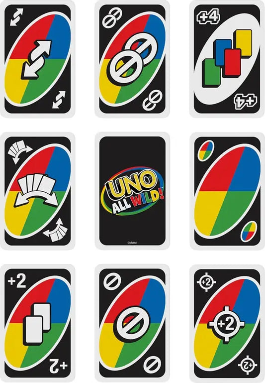 SALPITOYS UNO All Wild Card Game Cards, Gift for Kid, Family & Adult  (Multicolor)