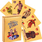 SALPITOYS World Football Soccer Star 55 Gold Trading Cards – Limited Edition Gold Foil Collectible Set for Kids & Fans