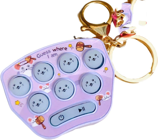 Mini Whack-A-Mole Game Keychain