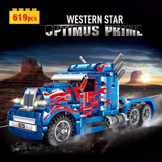 Deformation New High Tech Classic Blue Truck (619 pcs)