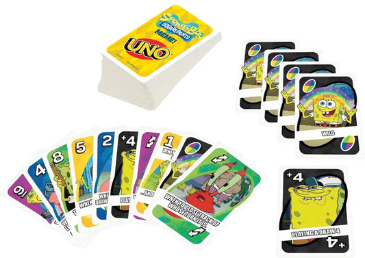 SALPITOYS UNO Spongebob Squarepants Card Game with 112 Cards  (Multicolor)