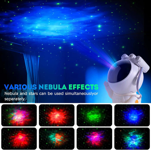 Robot Star Projector Galaxy Night Light