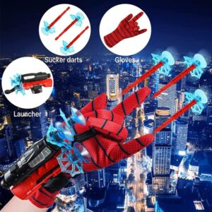 Spider Glove Man Web Shooting Toys, Hero Movie Launcher Wrist Toy Set for Kids  (Red)